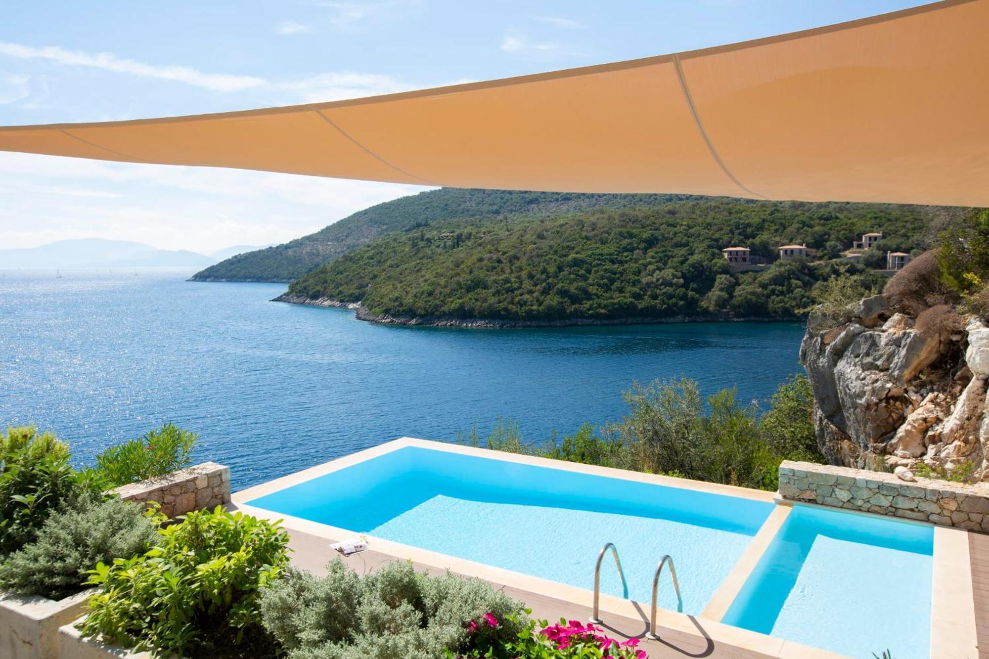 Villa Kalamos - Modern Villa In Sivota Bay With Direct Access To Sea المظهر الخارجي الصورة
