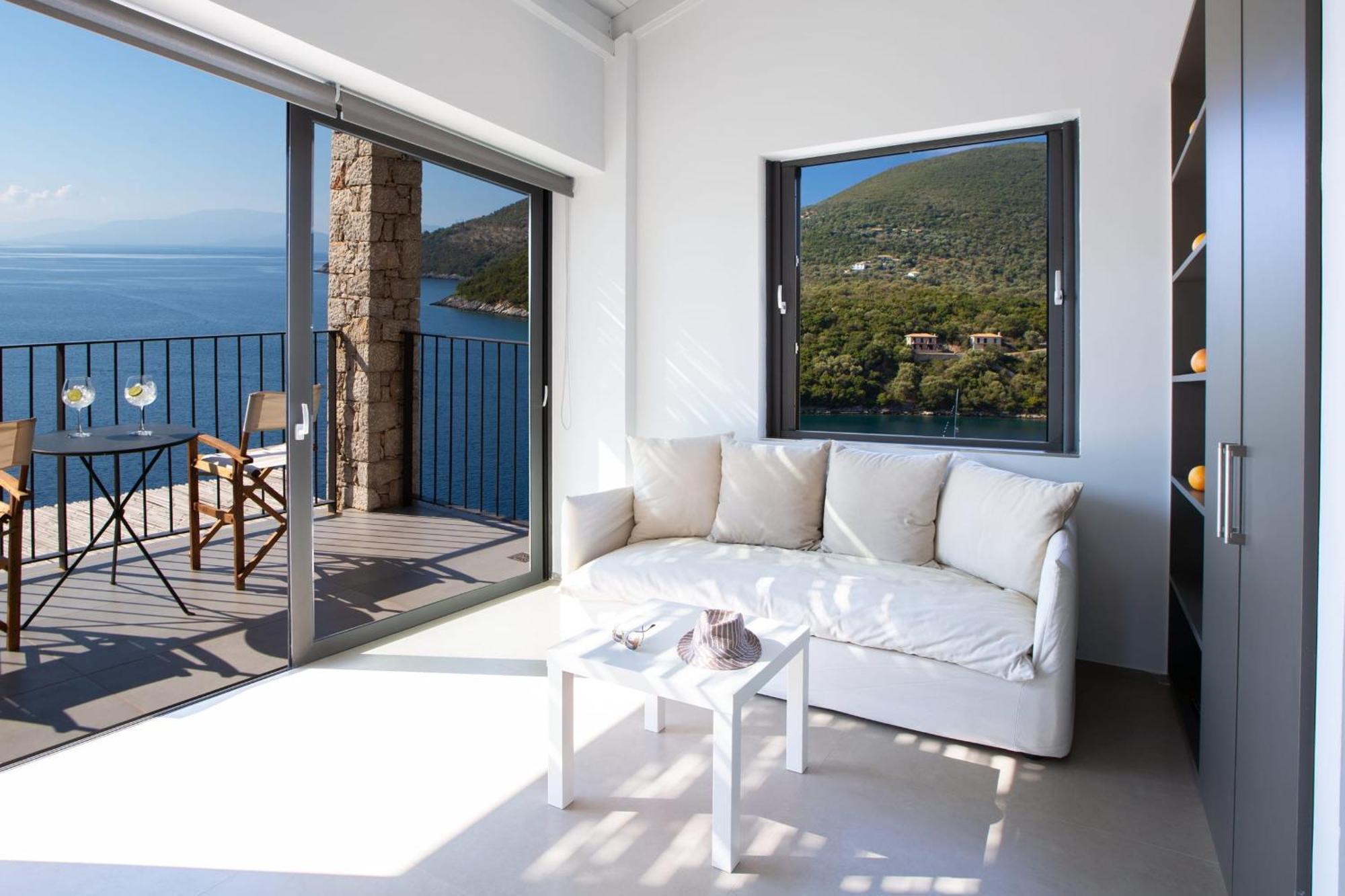 Villa Kalamos - Modern Villa In Sivota Bay With Direct Access To Sea المظهر الخارجي الصورة