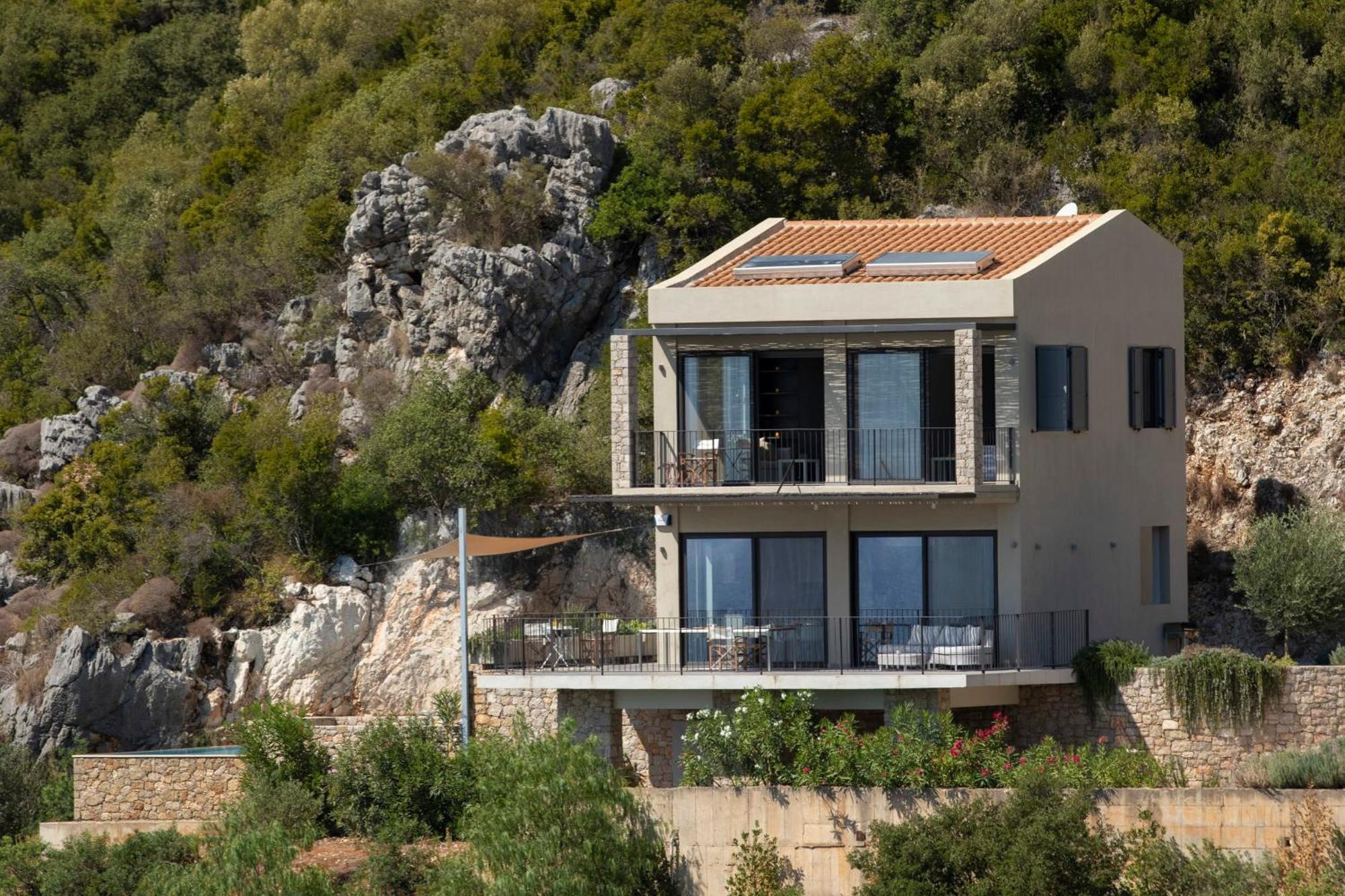 Villa Kalamos - Modern Villa In Sivota Bay With Direct Access To Sea المظهر الخارجي الصورة